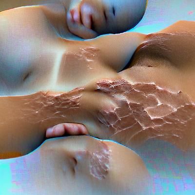 Detailed Close-Up of Human Skin Texture