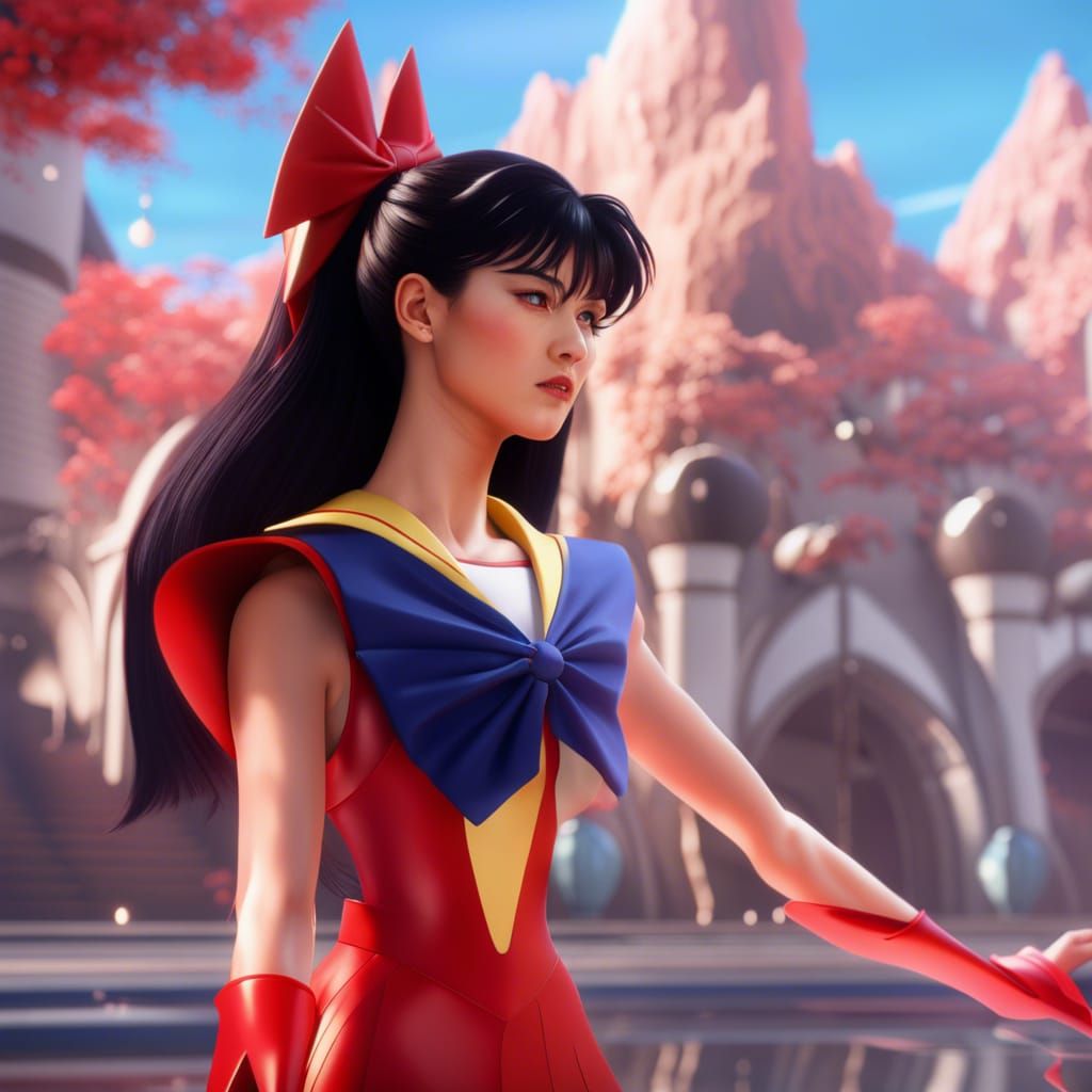 Sailor Mars, Rei Hino: Fantasy Concept Art