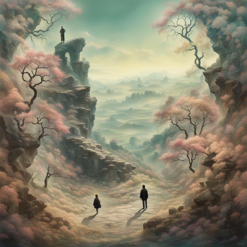 Uncanny Valley Panorama with Spectral Entities as Expression...