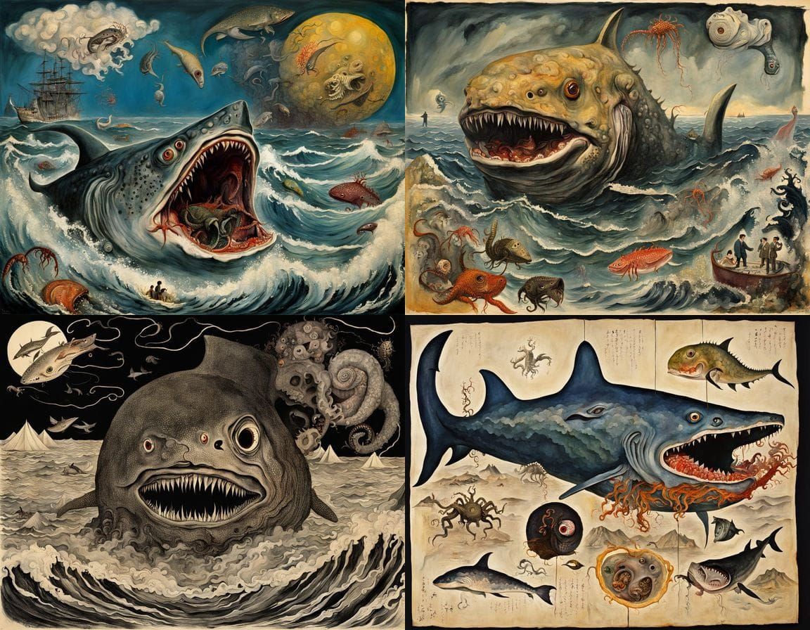 Bizarre Oceanic Abomination Born from Chaos and Terror