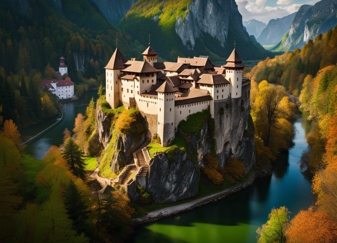 Predjama Castle: Epic Digital Matte Painting