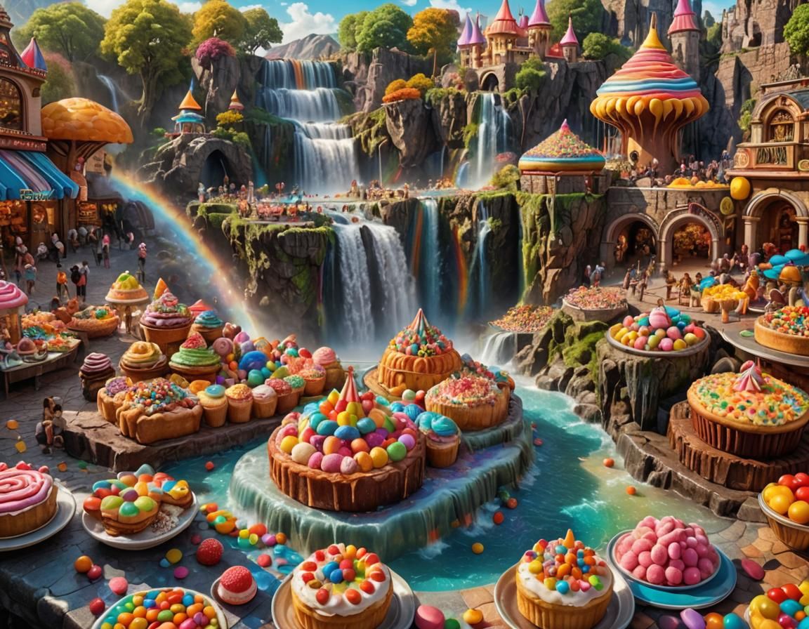 Dreamland of Pastries and Sweets
