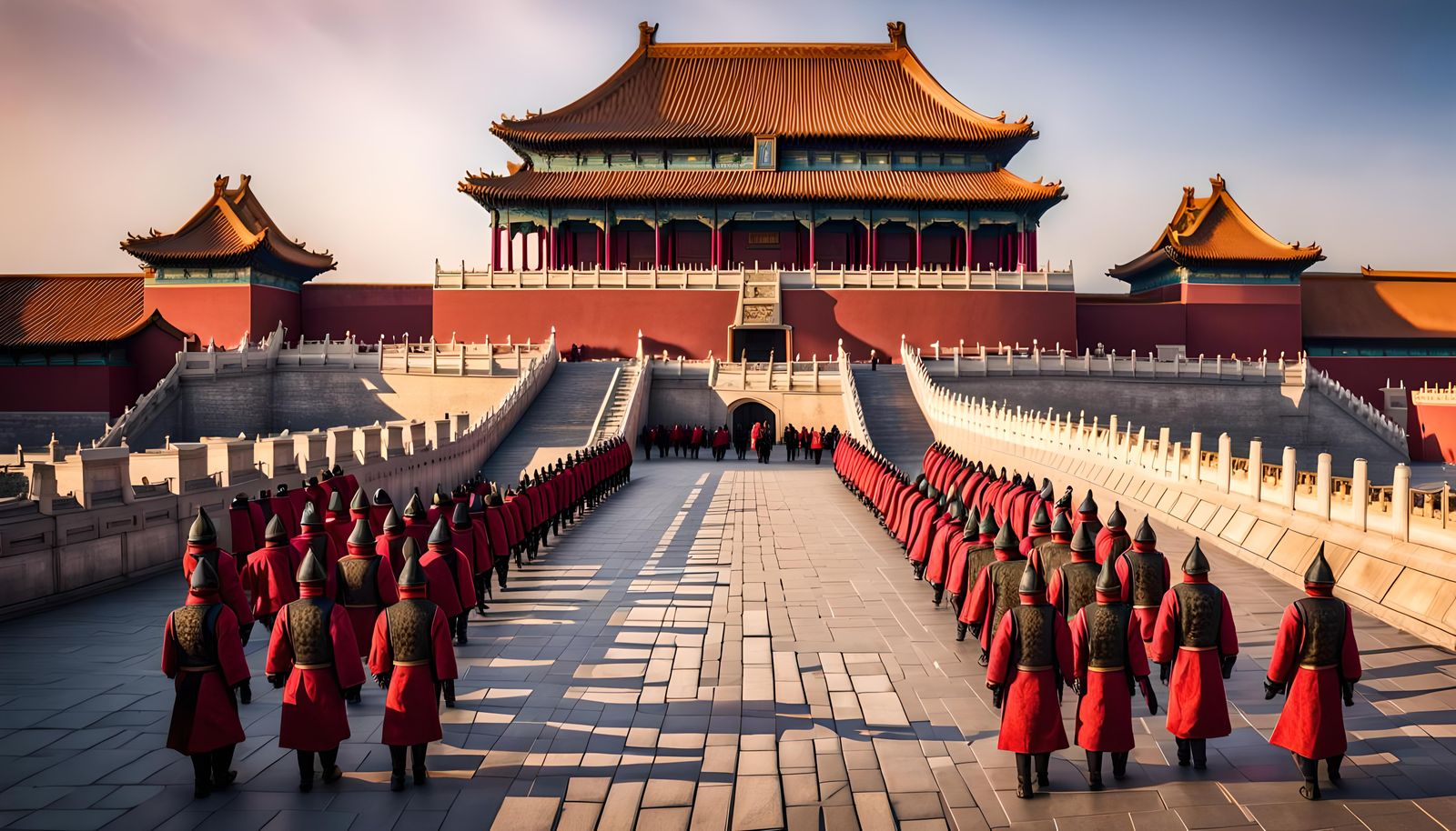 The Forbidden City  紫禁城 in ancient times