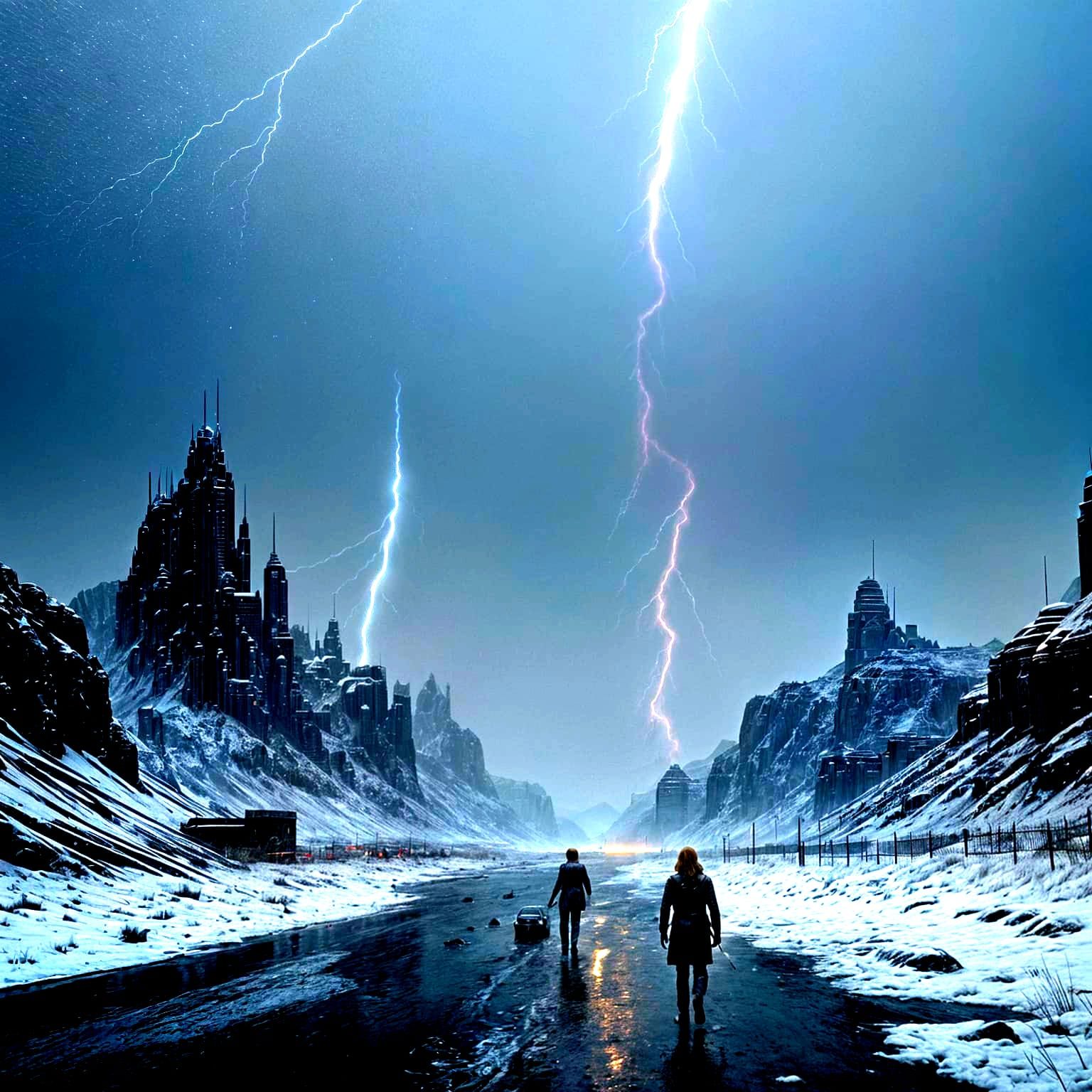 Gritty 80s Film Still: A Fantastical Movie Scene