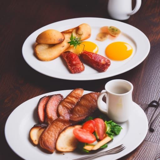 High Victorian English Breakfast Still Life