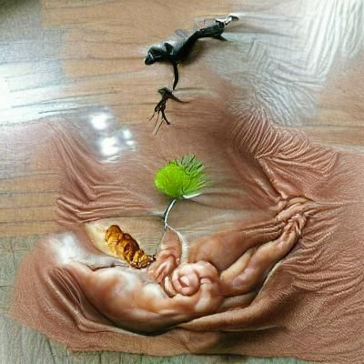 Abstract Creation of Life