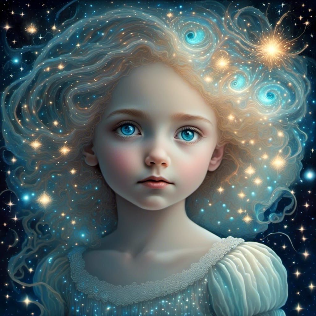 Creepy Cute Alice in Wonderland with Bioluminescence