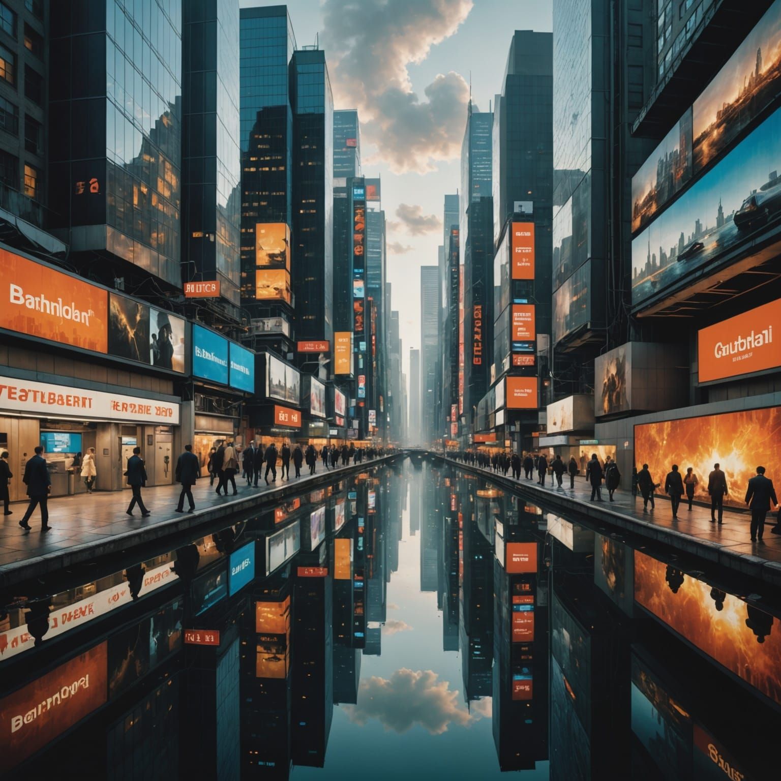 Mirrored Worlds: Modern City Meets Magical Fairytale
