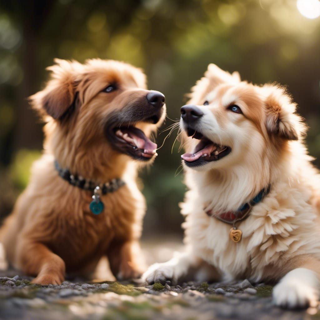 Happy Dogs in Hyperreal Professional Photography