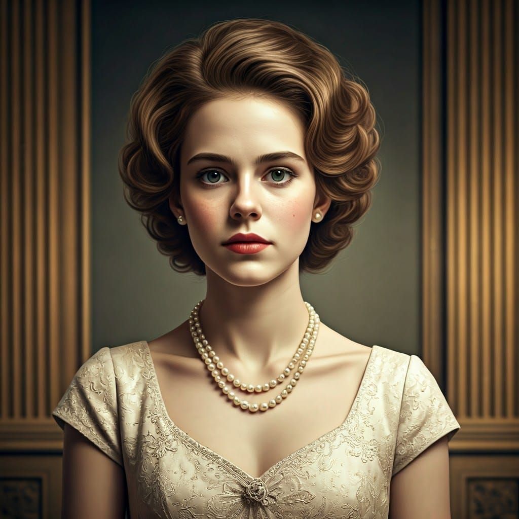 Minnijean Brown Trickey Portrait in Dramatic Style