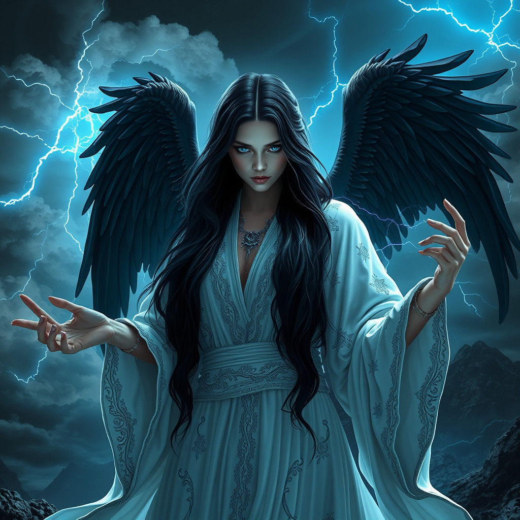 Dark Angel Summons Storm in Cyberpunk World