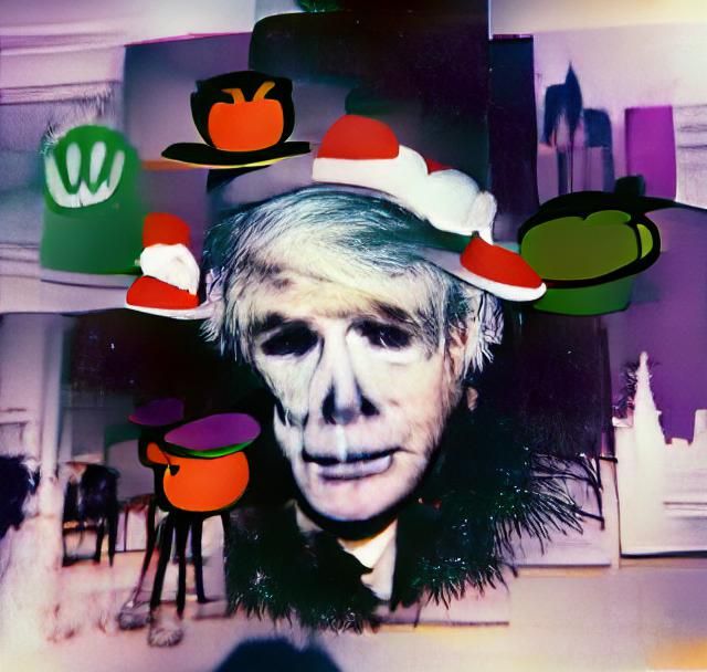 Spooky Christmas in Pop Art Style
