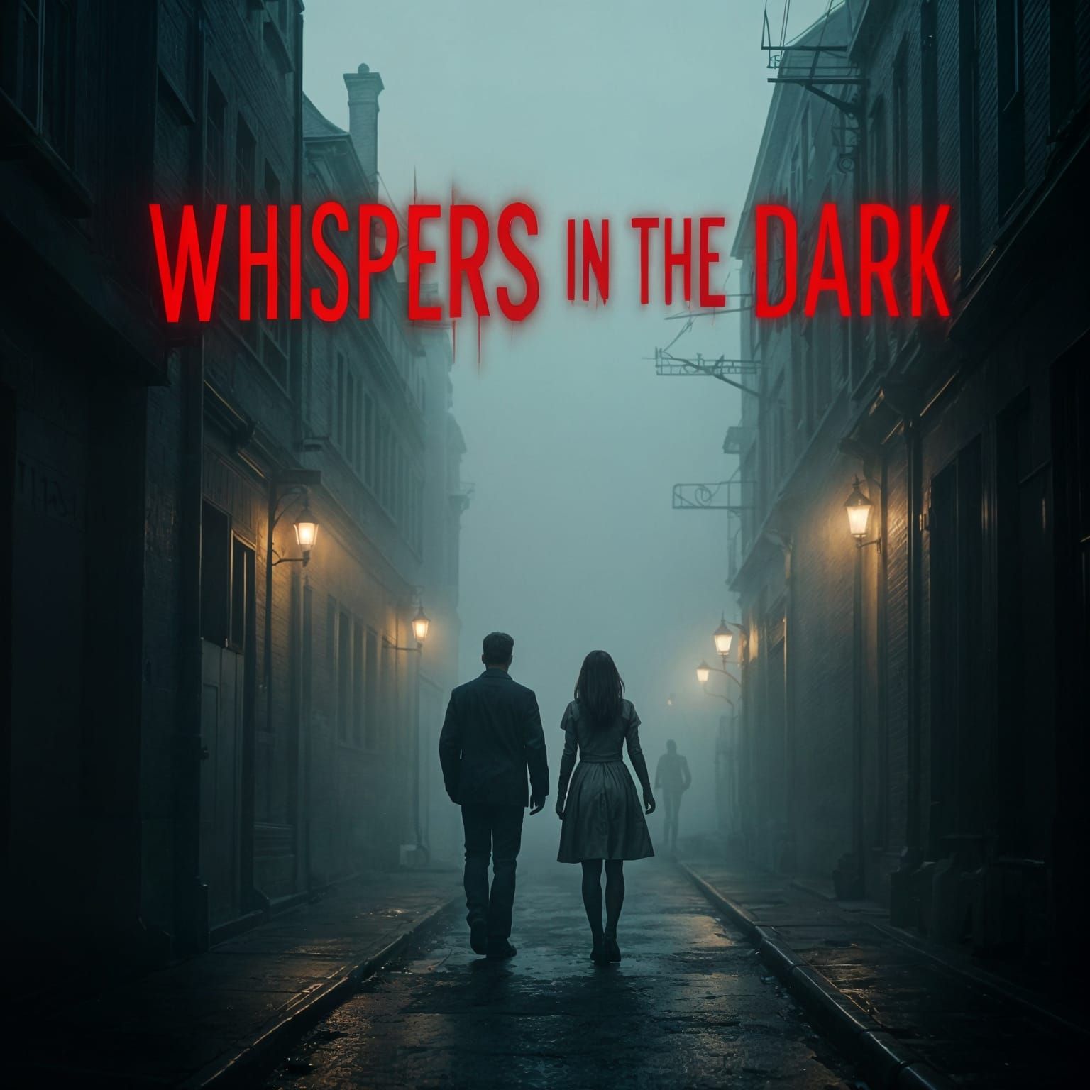 Suspenseful Movie Poster: Whispers in the Dark