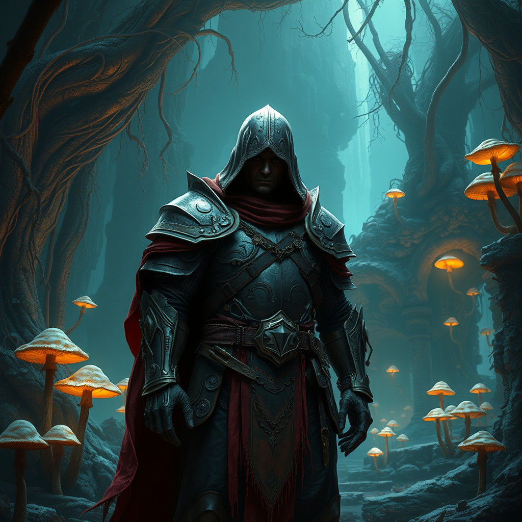 Corrupted Paladin in Mystical Ruins