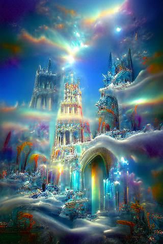Gothic Fantasy Ice Castle: A Storybook Masterpiece