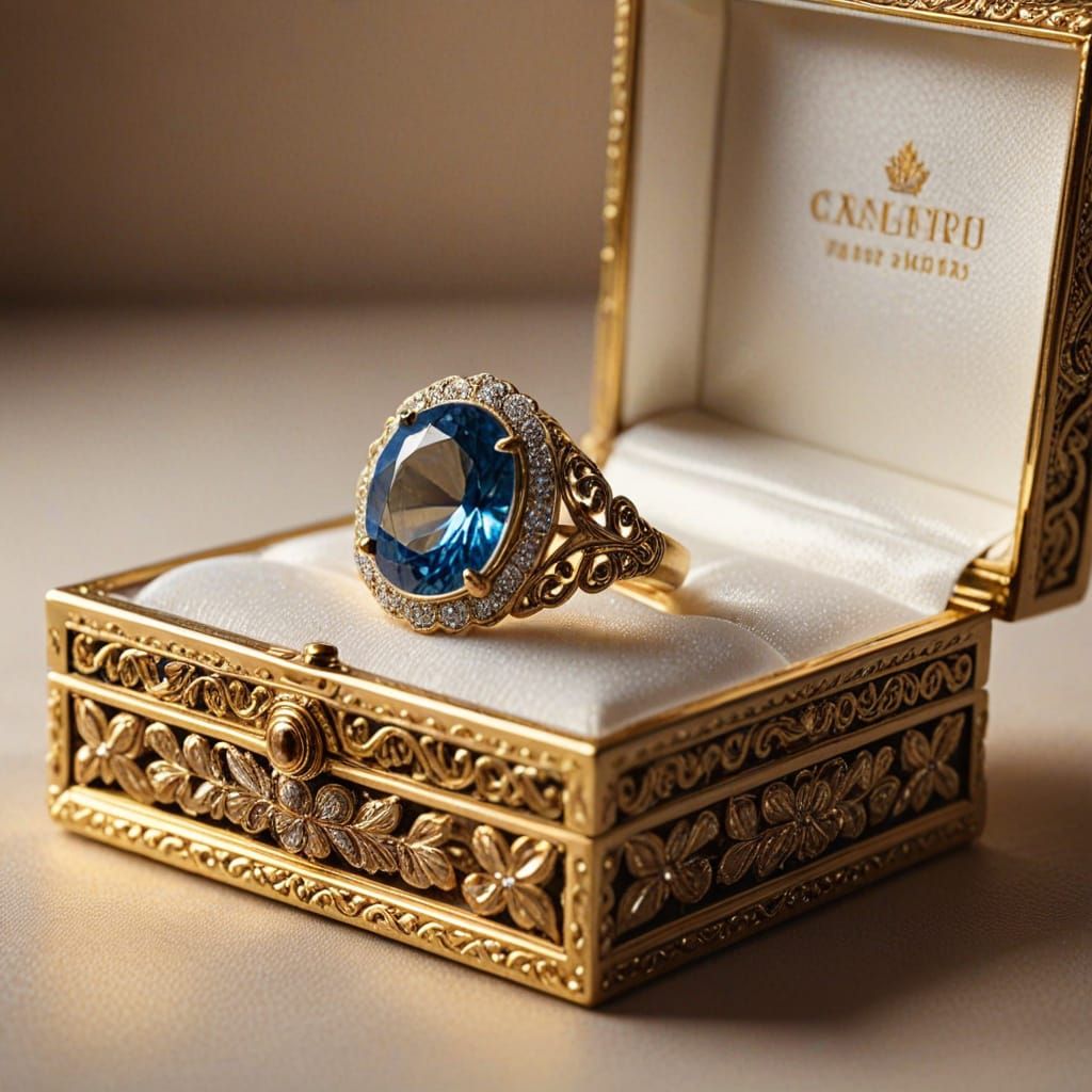 Opulent Gem Jewellery Still Life in Golden Hour Lighting