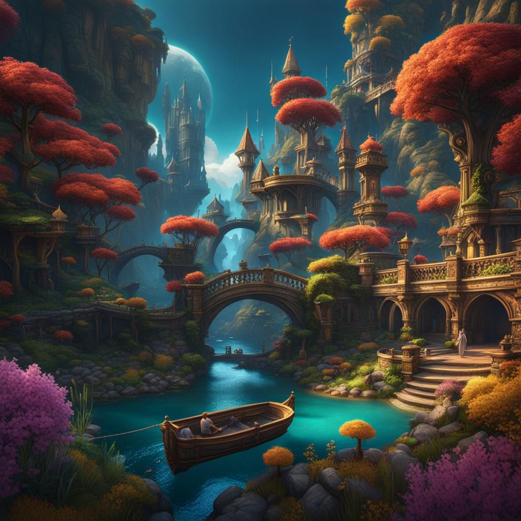 Fun and Games Puzzles in Detailed Matte Painting