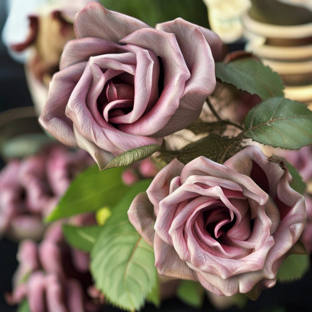 Monster Rose: A Macabre Floral Abstraction