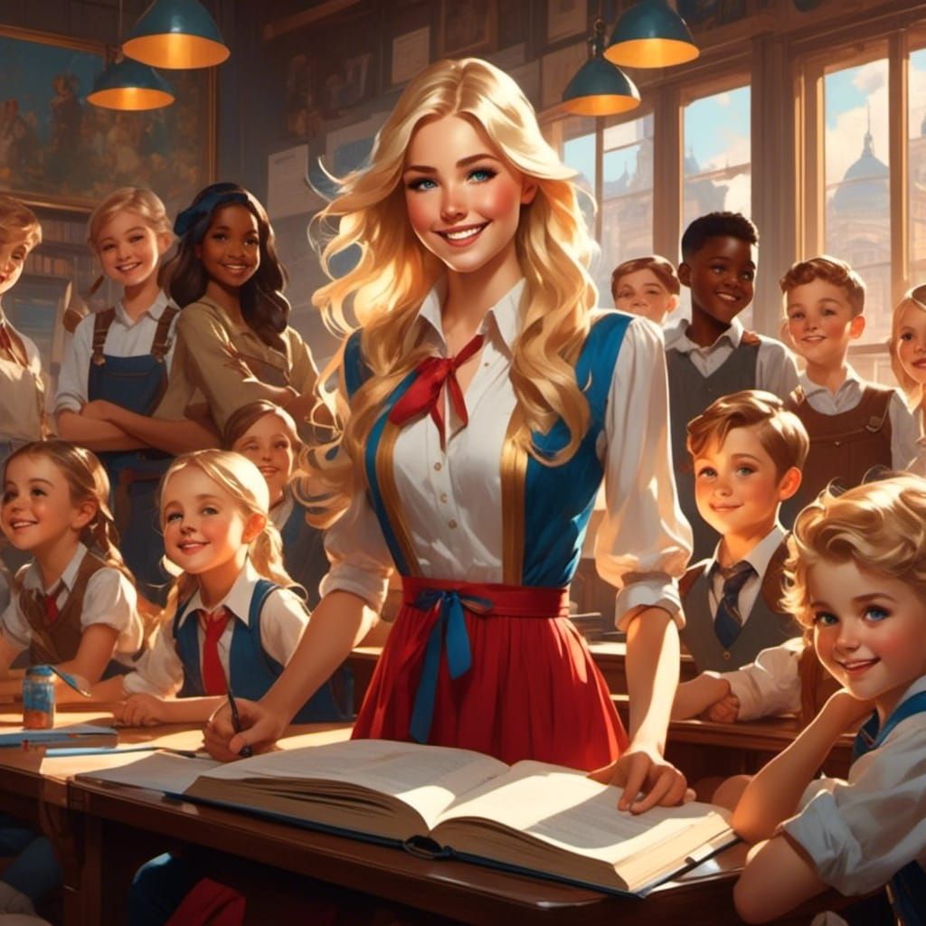 If only all kids everywhere could respect their teacher this much