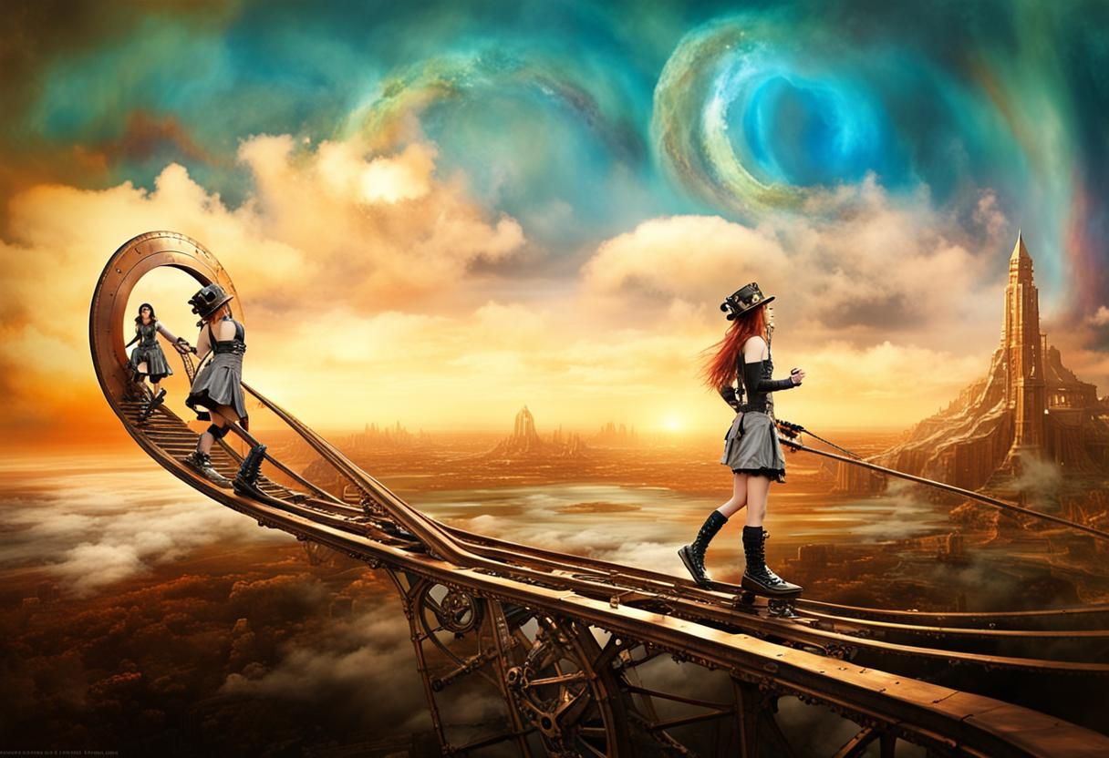 Steampunk Stargate to a Futuristic Dream World