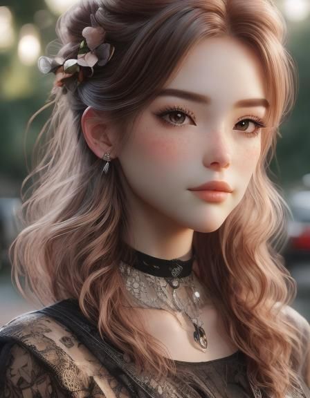 Realistic Portrait in 8K Resolution