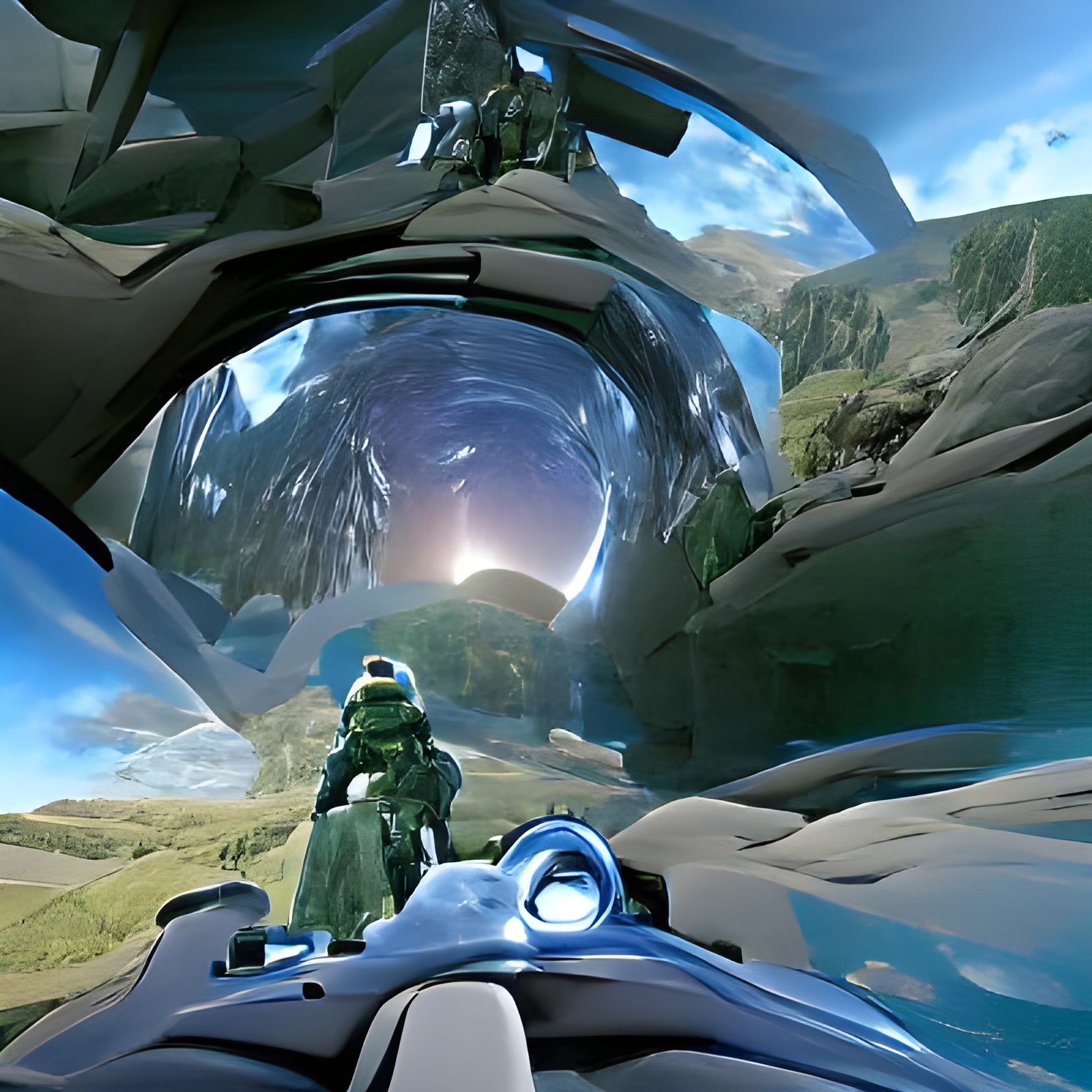 Halo first-person view