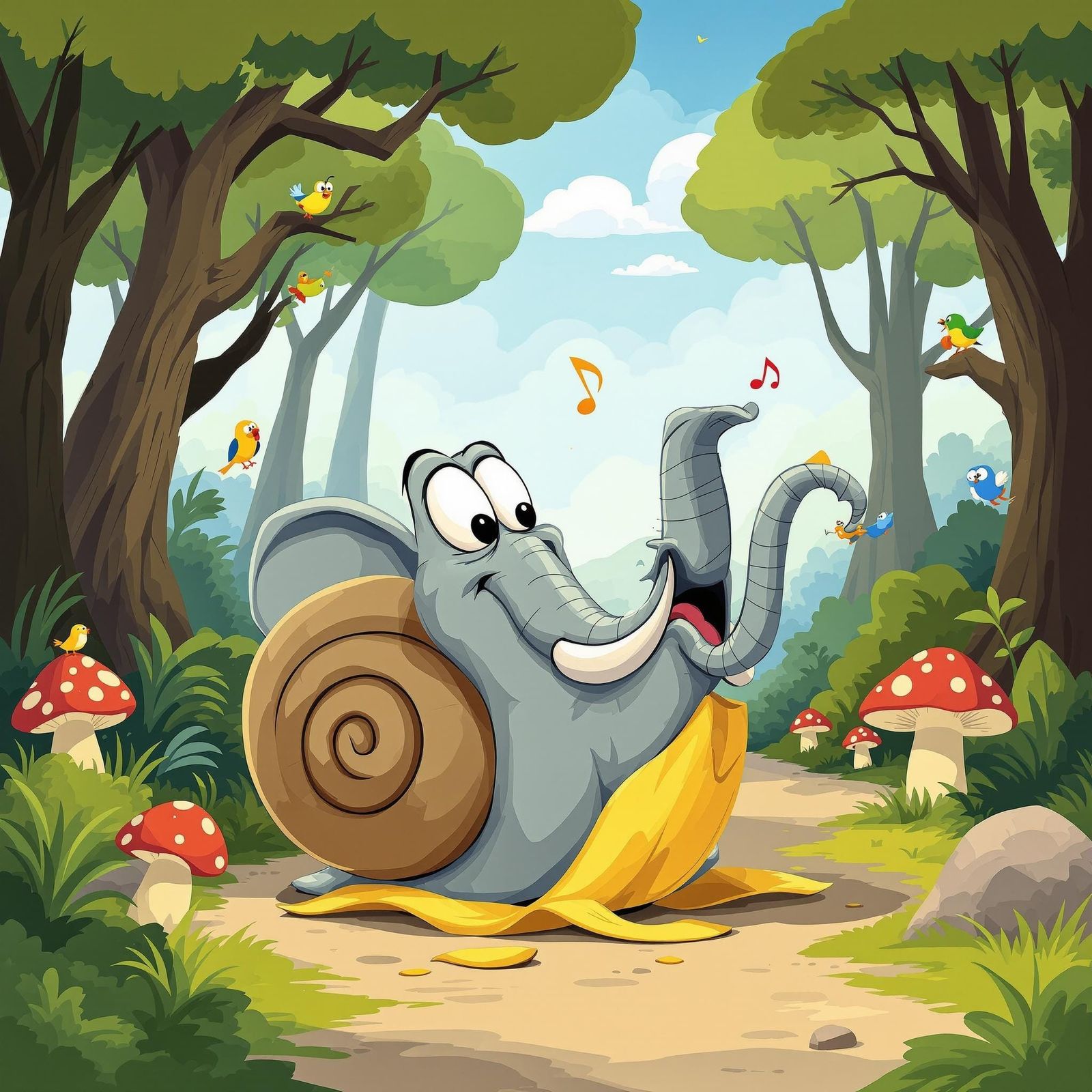 Snailphant's Slippery Surprise: A Looney Tunes Adventure