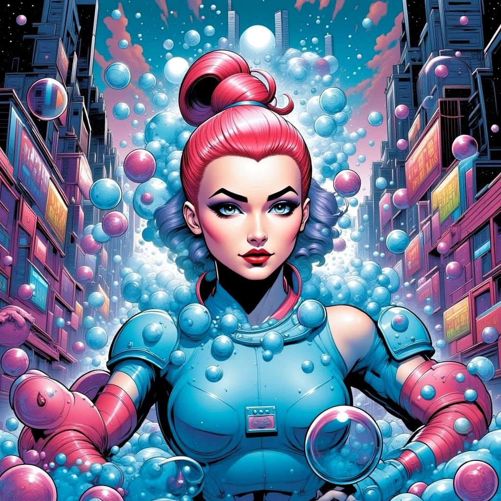 Soap Villain Traps City in Giant Bubbles