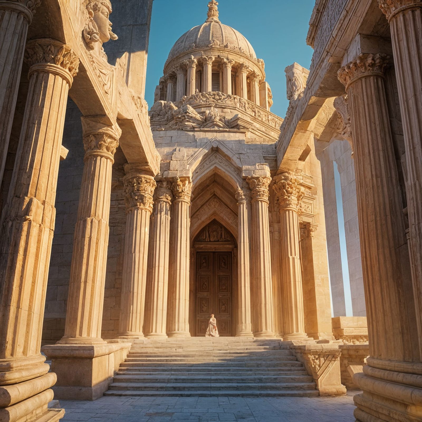Solomon's Temple Restored in Radiant Glory