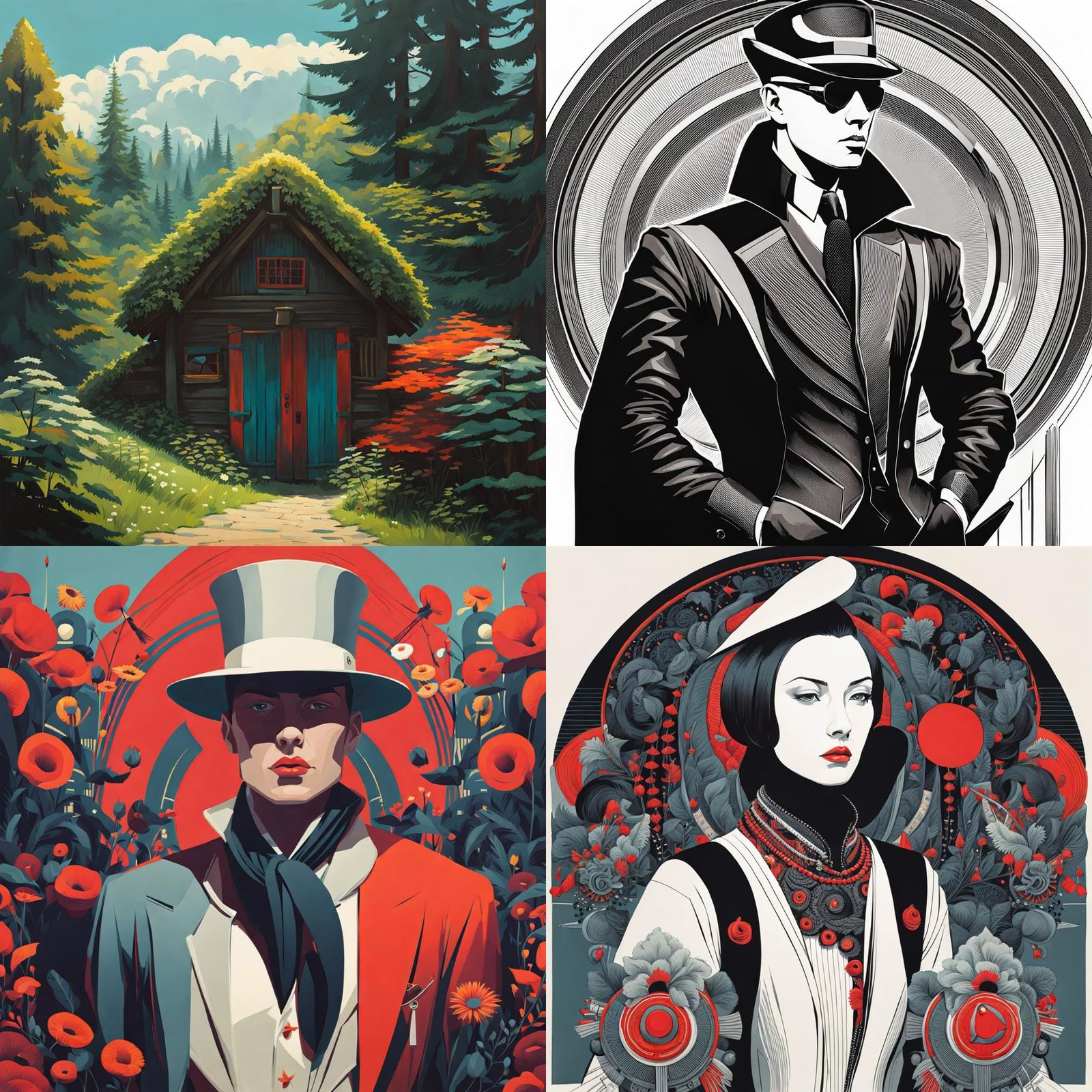 Graphic Novel Art in Jakub Rebelka Style