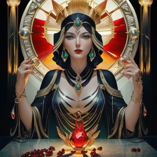 Art Deco Radio Valves with Jewels