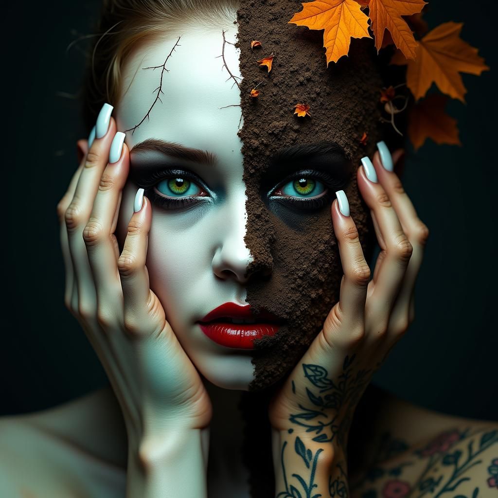 Duality: Porcelain and Earth in Digital Art