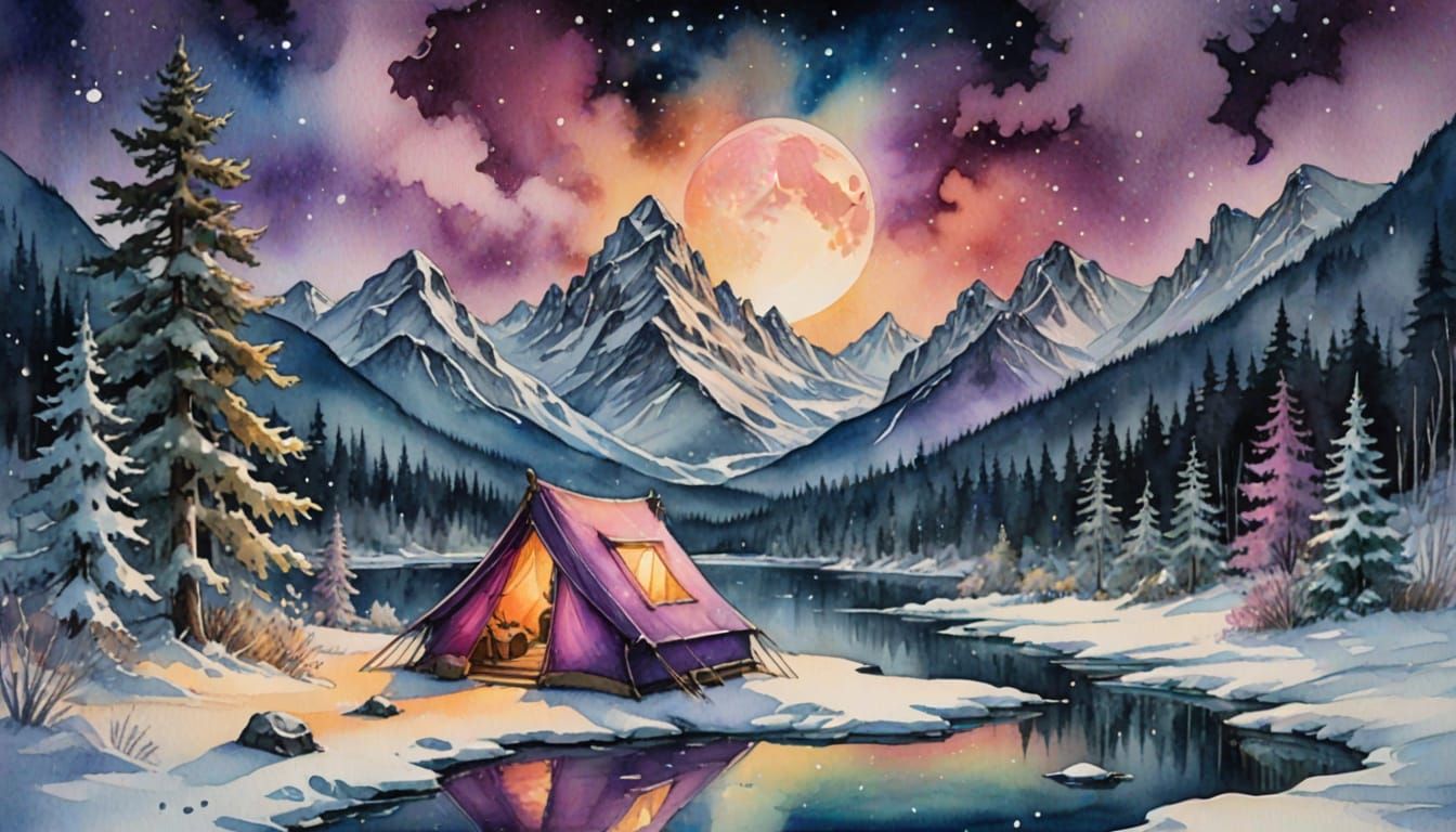 Watercolor Winter