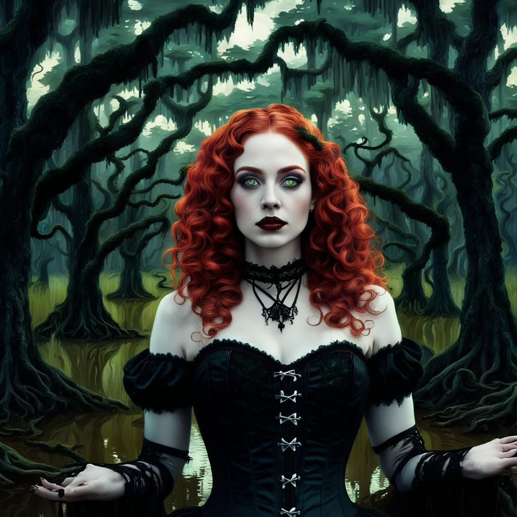 Cajun Bayou Witch Summons Ghosts in Louisiana Swamp