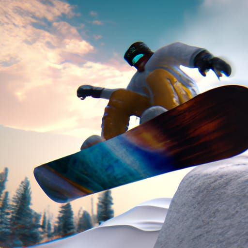 Snowboarding in 8K Resolution