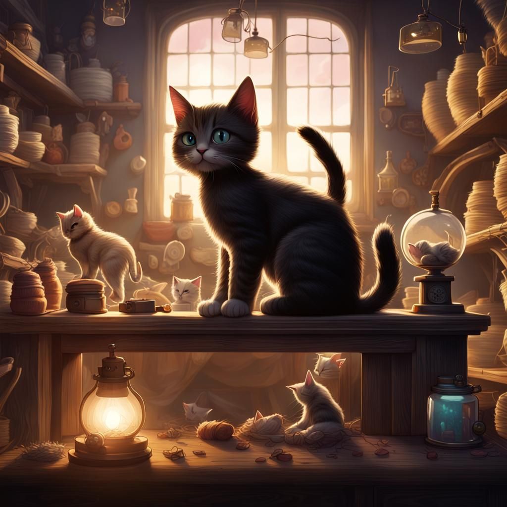 Catnip Kingdom: A Feline Fantasy Artscape