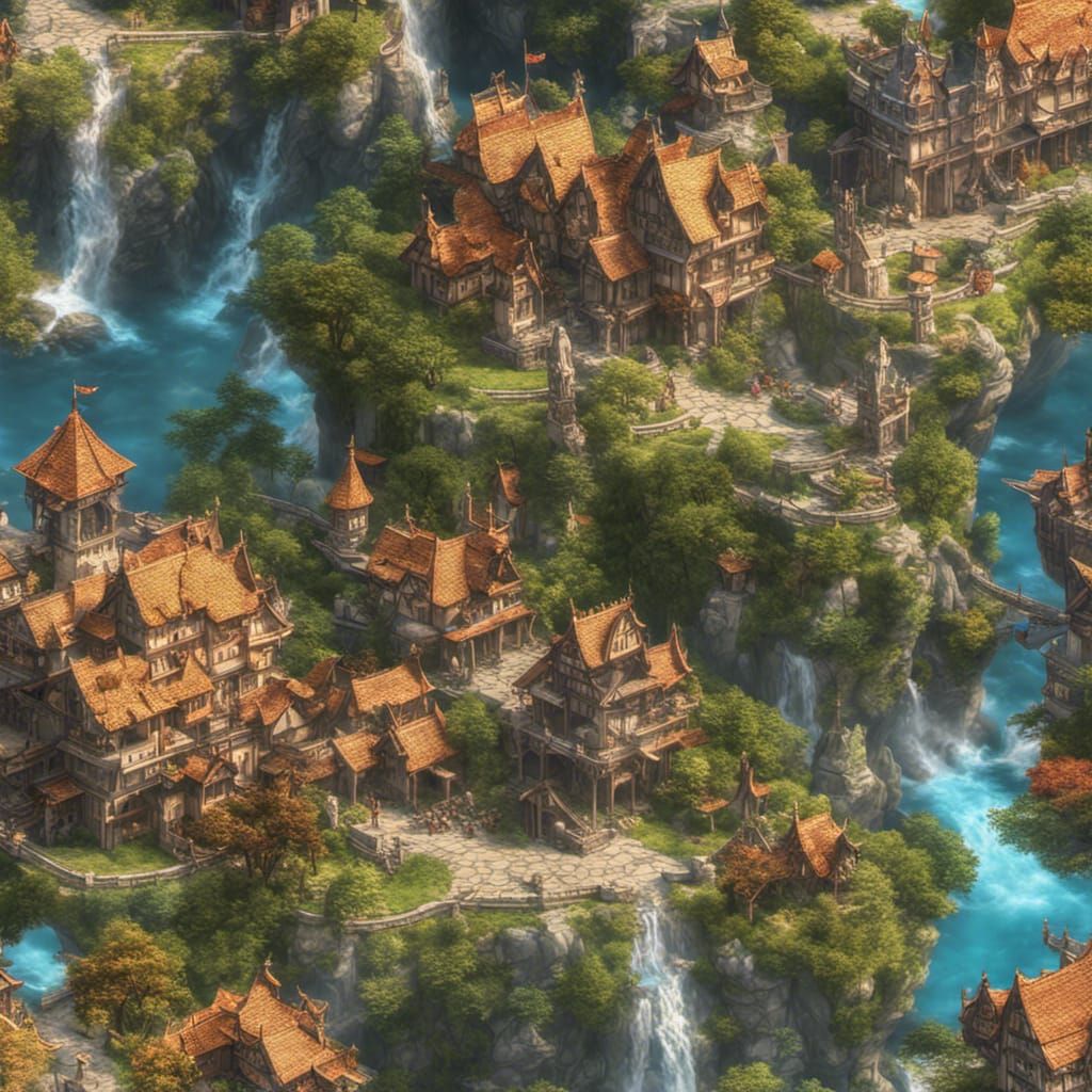 Majestic Fantasy World in 8K Resolution