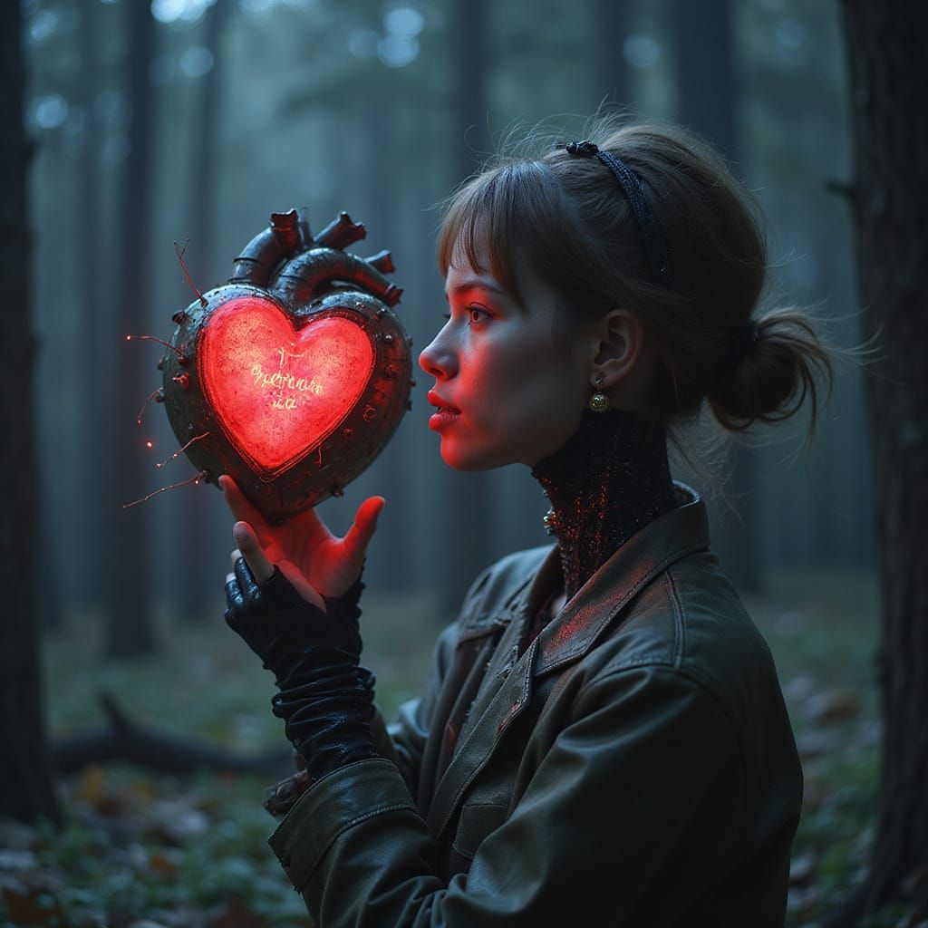 Cybernetic Heart Expressing Loneliness