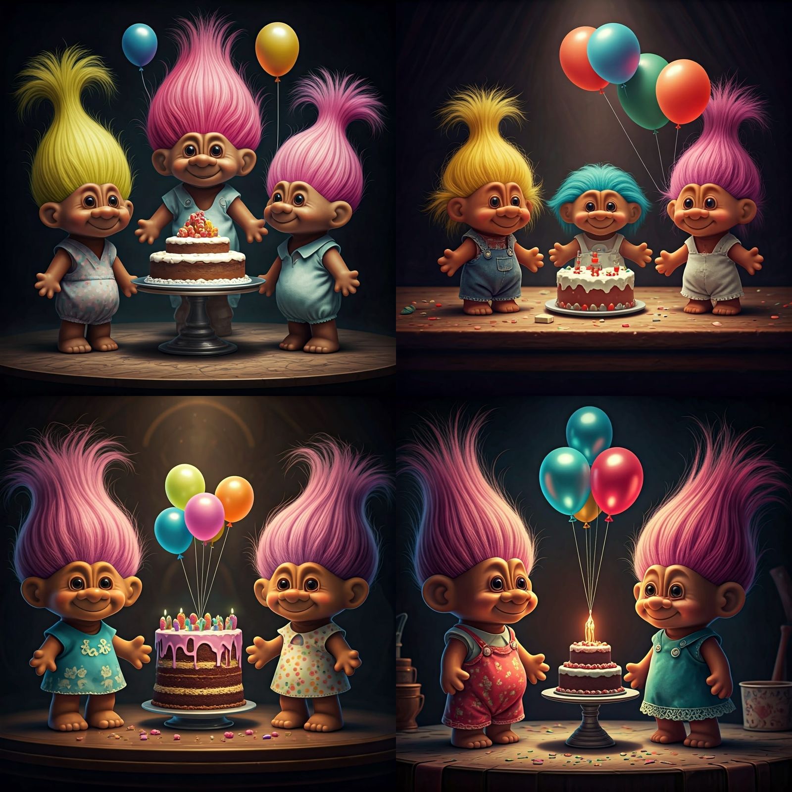 1980s Trolls Throw Birthday Party
