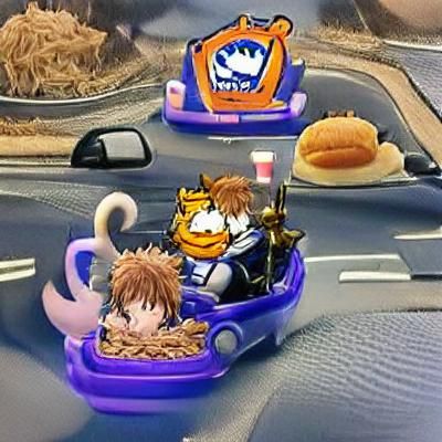Garfield and Sora's Kingdom Hearts Road Trip