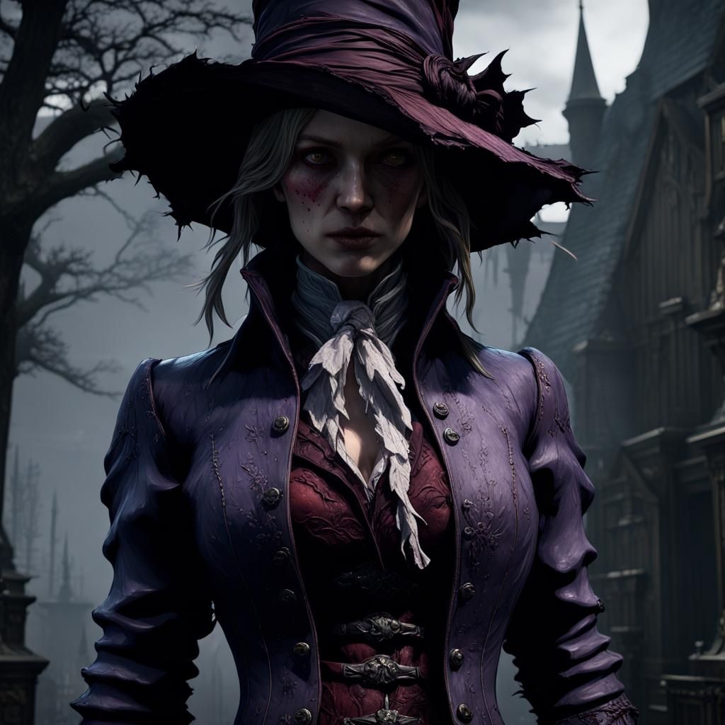 Epic Dark Fantasy Woman, Detailed Digital Art