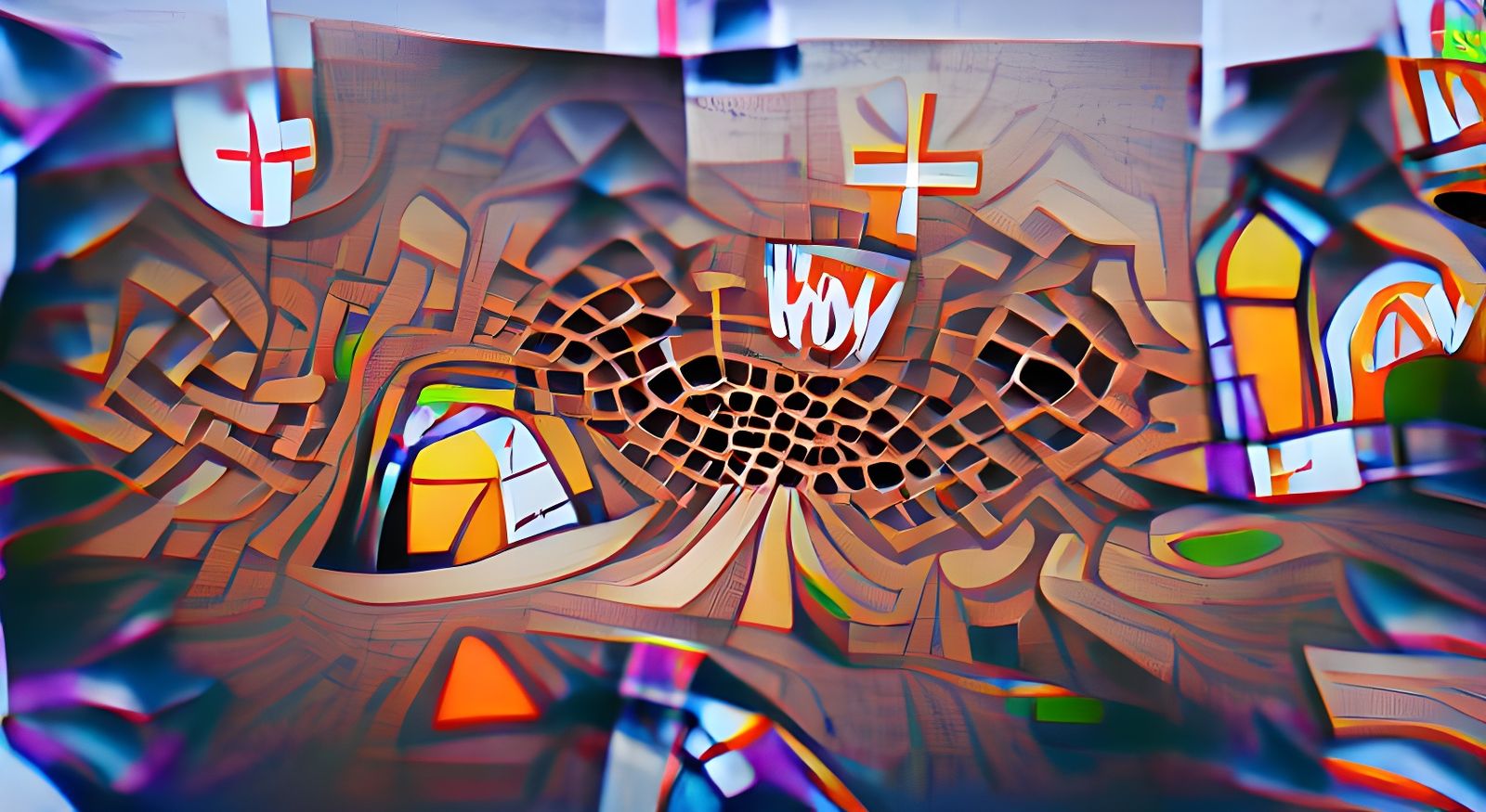 Surrealist Cubist Graffiti of Absolute Nothing
