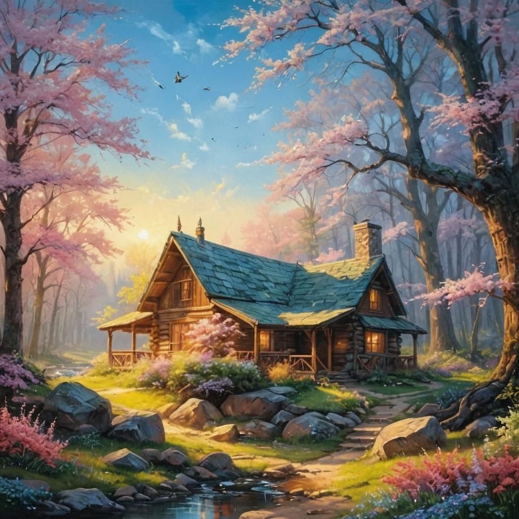 Tranquil Spring Cabin