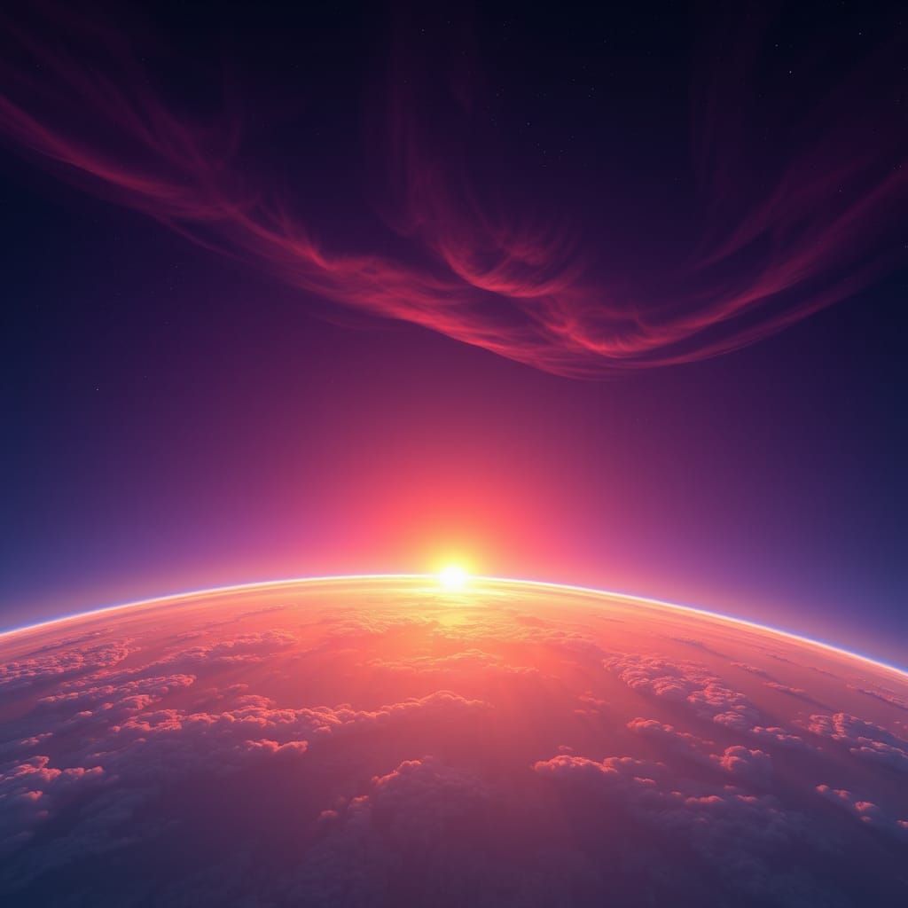 Earth Horizon Dawn: Dreamlike Concept Art