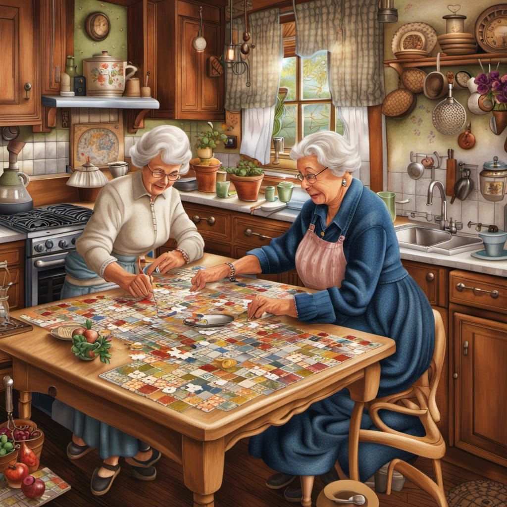 Grandma and Grandpa's Jigsaw Puzzle