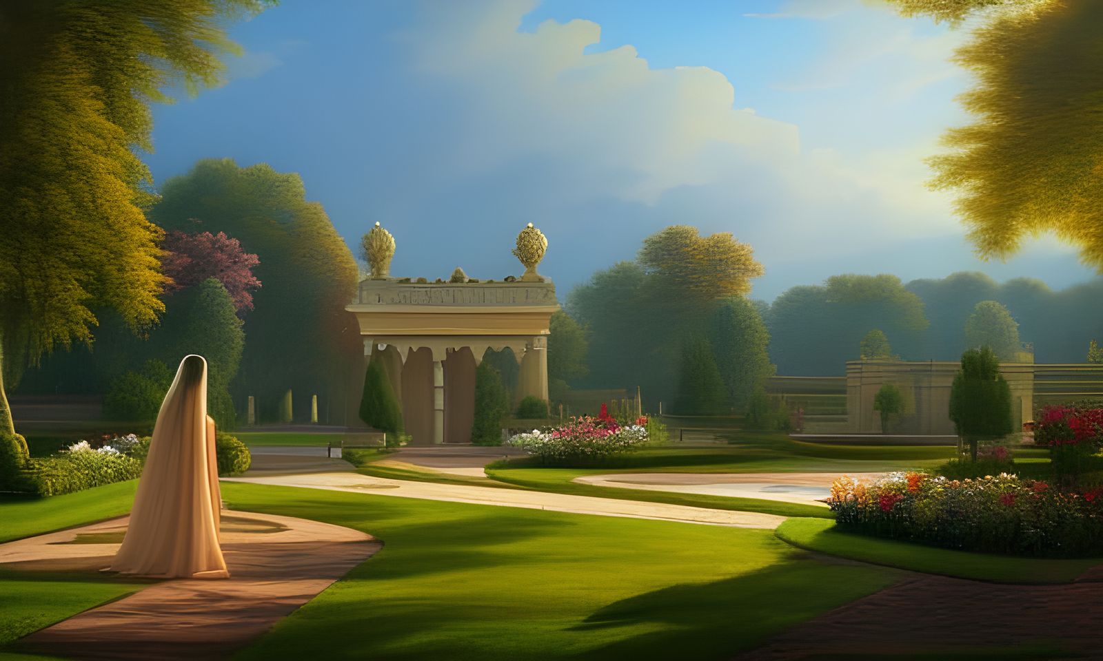 Ma'Lady Contemplating Her Wedding