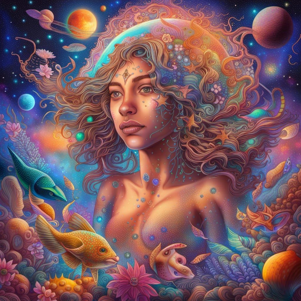 Holographic Life on Mars: Cosmic Mixed Media