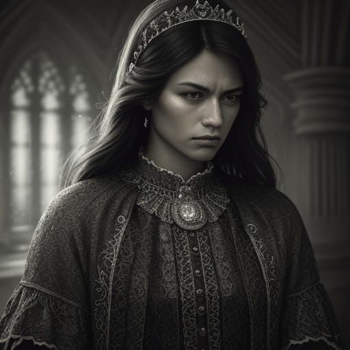 Hyperrealistic Portrait in Moody Atmosphere