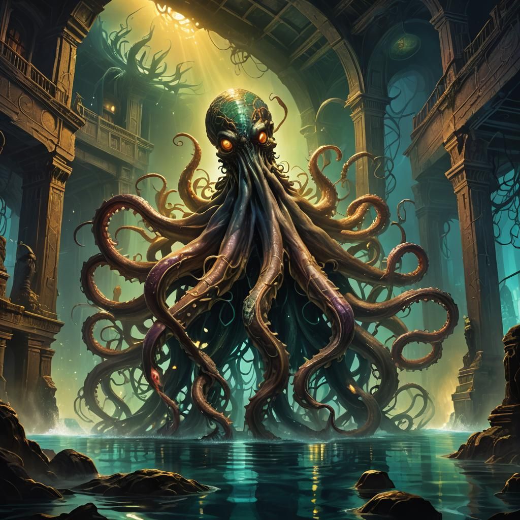 Eldritch Horror Emerges from Sunken Temple
