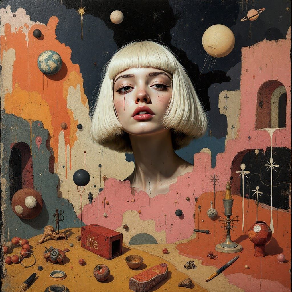 Surreal Cosmos Unfolds in Cosmic Dreamscapes